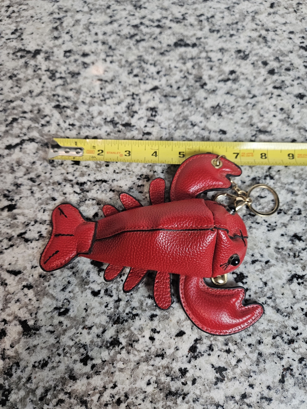 Red Lobster Fish Keychain Accessory - Picture 3 of 6